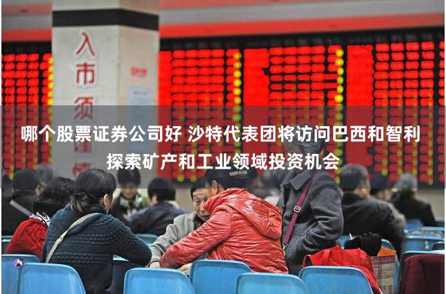 哪个股票证券公司好 沙特代表团将访问巴西和智利 探索矿产和工业领域投资机会