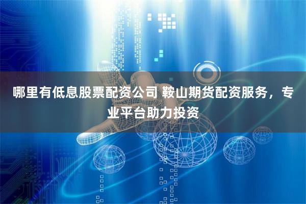 哪里有低息股票配资公司 鞍山期货配资服务,专业平台助力投资